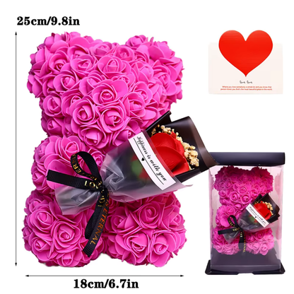 Eternal Rose Bear