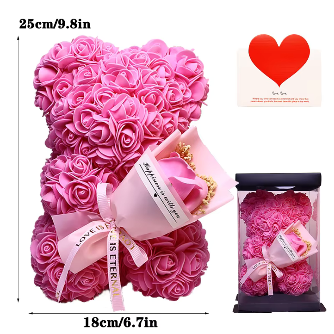Eternal Rose Bear